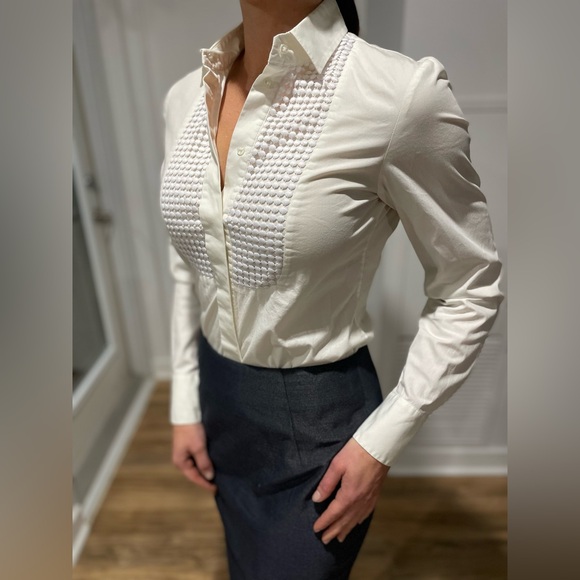 Boss designer cotton dress shirt size 2 - Picture 2 of 4